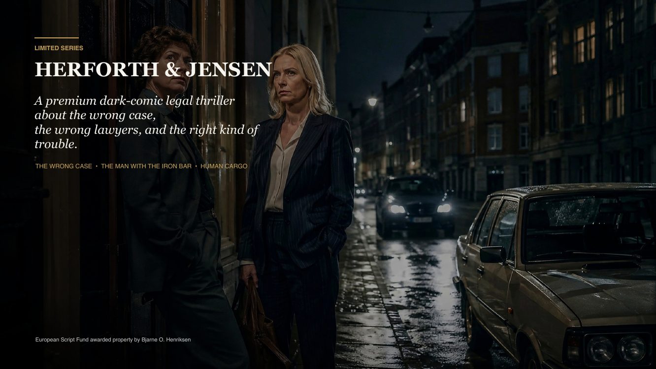 Herforth & Jensen pitch deck first slide